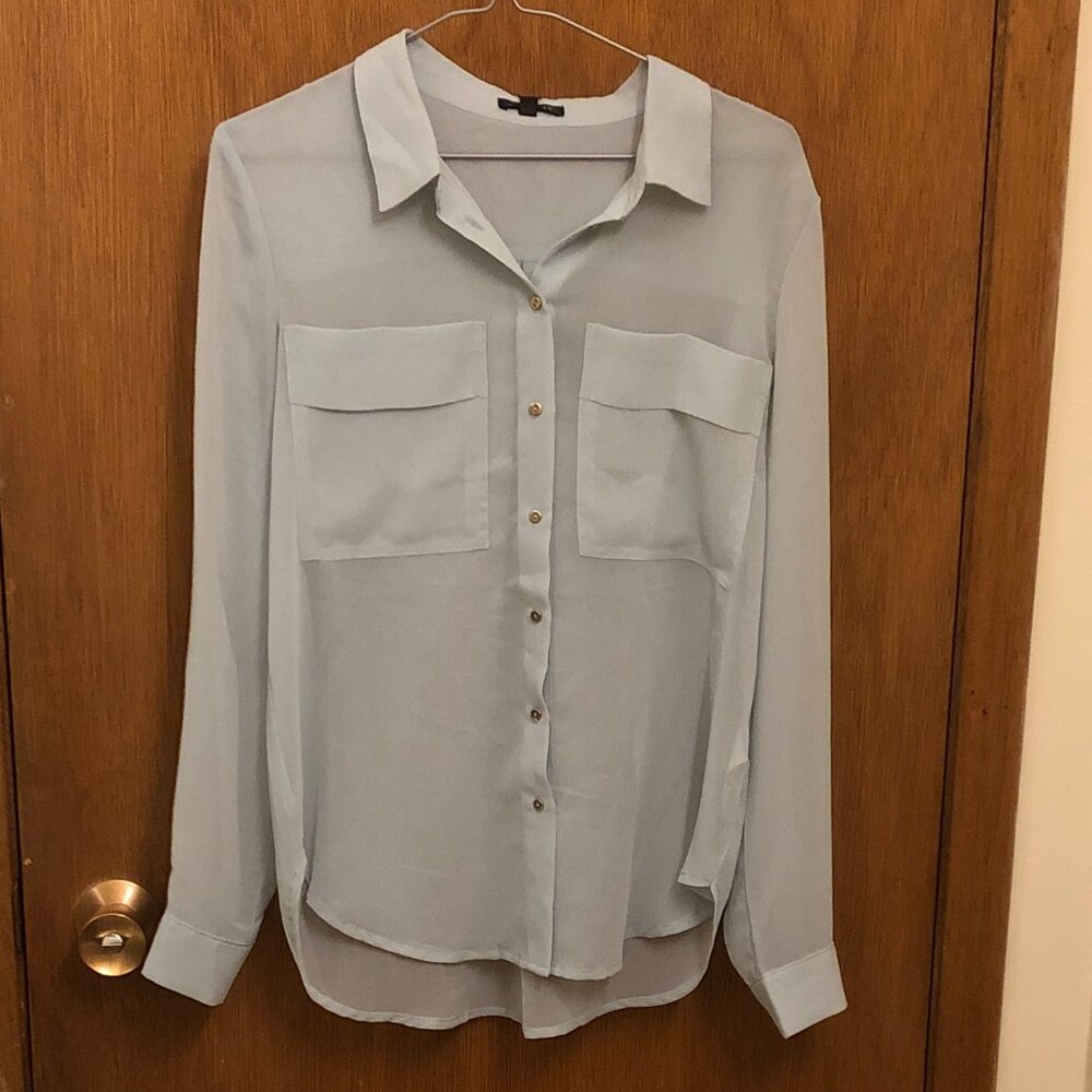 Dynamite - Sheer button down blouse - Size Small